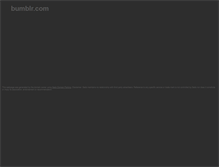 Tablet Screenshot of bumblr.com